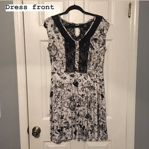 The Nightmare Before Christmas Lace Accent Dress